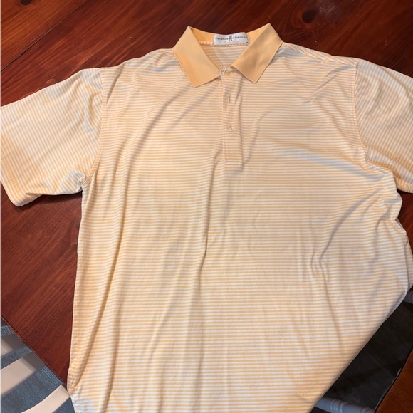 Fairway & Greene Other - Fairway and Greene Men's Yellow Striped Polo Shirt